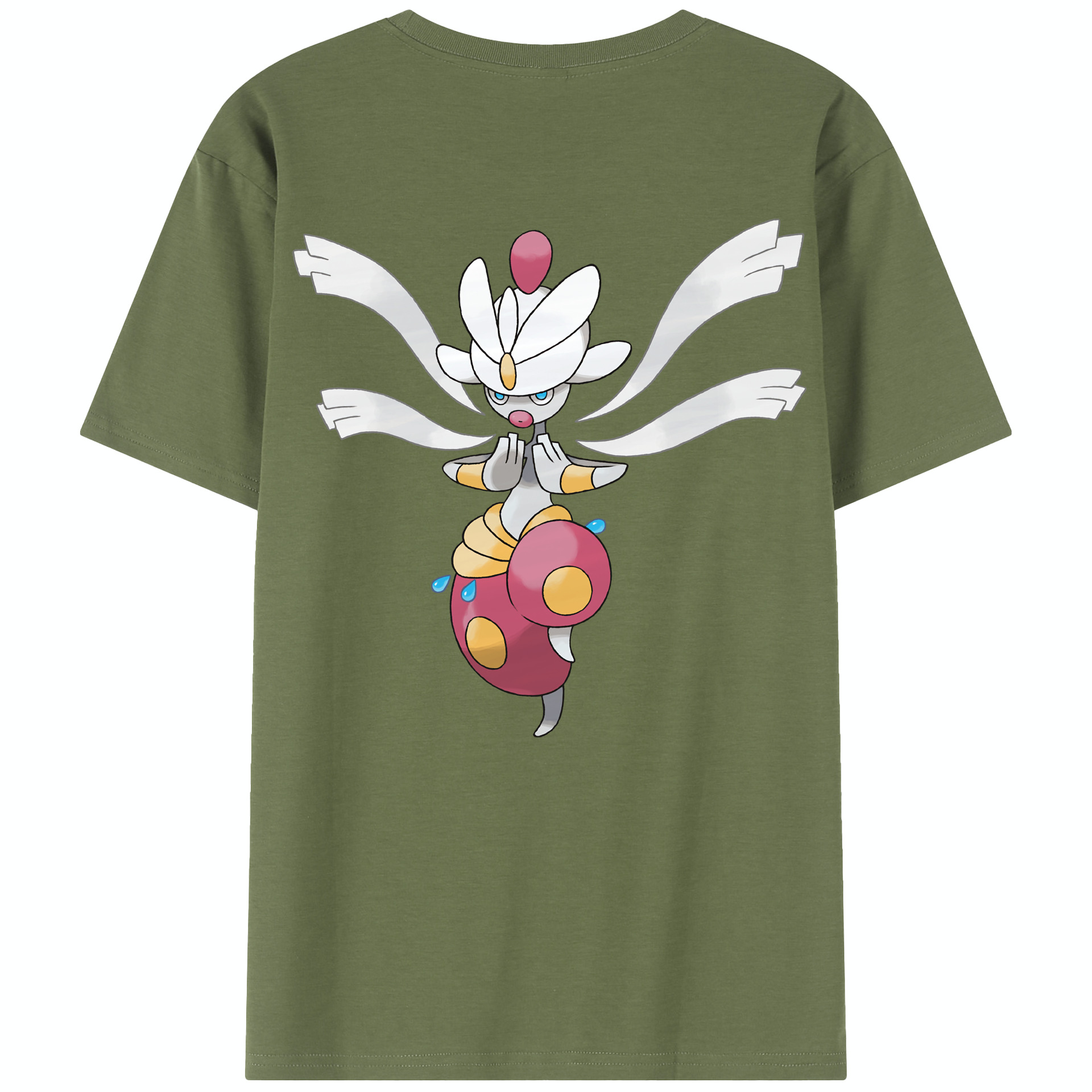 （画像用） ポケットモンスター Pokémon 綿100％半袖Tシャツ（背面プリント）